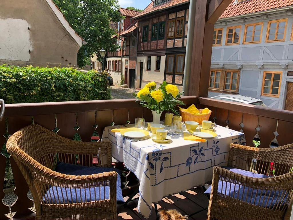 Mittelalterdomizil 1 Apartment Quedlinburg Bagian luar foto
